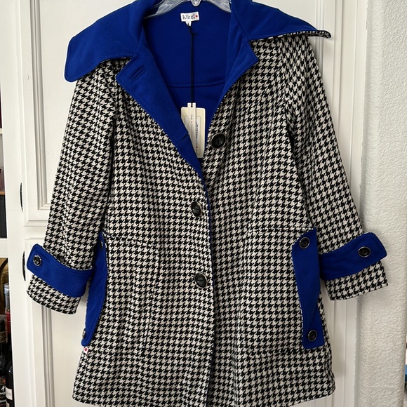 NWT Houndstooth Kling Coat - Picture 2 of 7